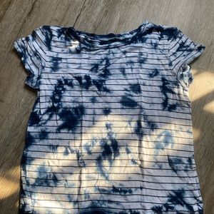 American Eagle- Soft & Sexy Tee- Blue tie dye- Size S